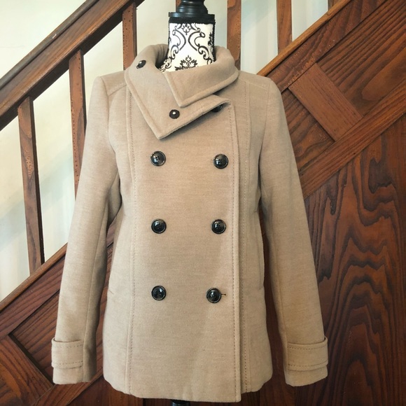 H&M Jackets & Blazers - H&M beige pea coat